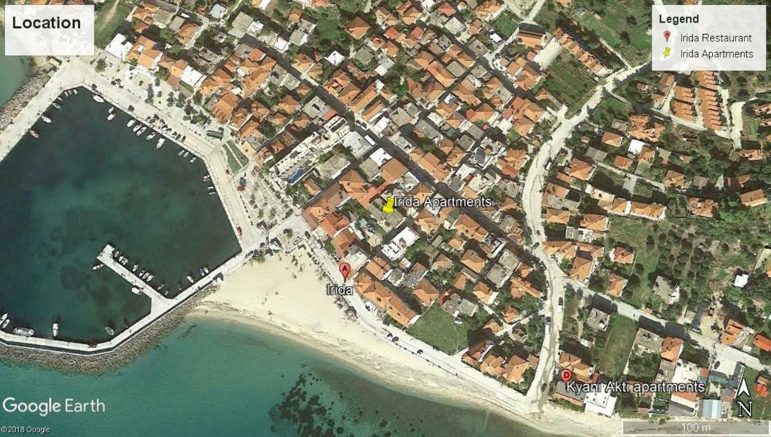 Irida Apartments Неа-Скиони Экстерьер фото